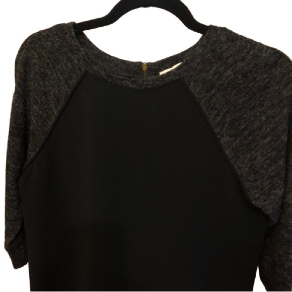 Ann Taylor Loft Black Gray Dress Size 4 EUC - Picture 4 of 10